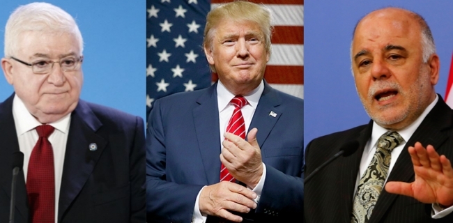  مەعسوم و عەبادی دوو پەیامی جیا بۆ دۆناڵد ترەمپ دەنێرن 